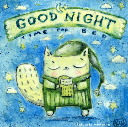 Good Night Kitty Cat © Kathy Weller